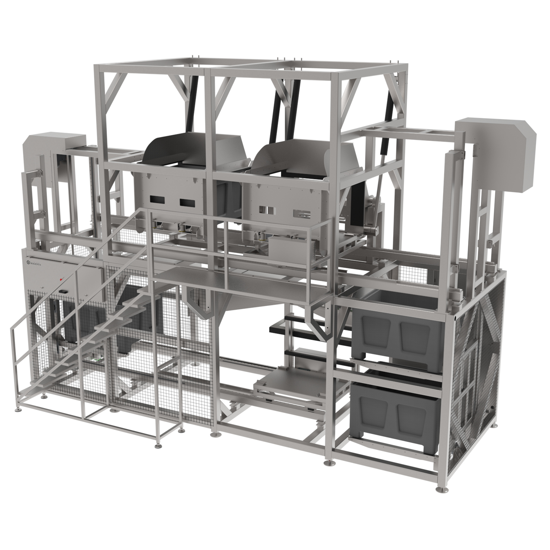 Double Acting Box Tilting Machine